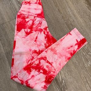 Balance athletica pink tie dye leggings!